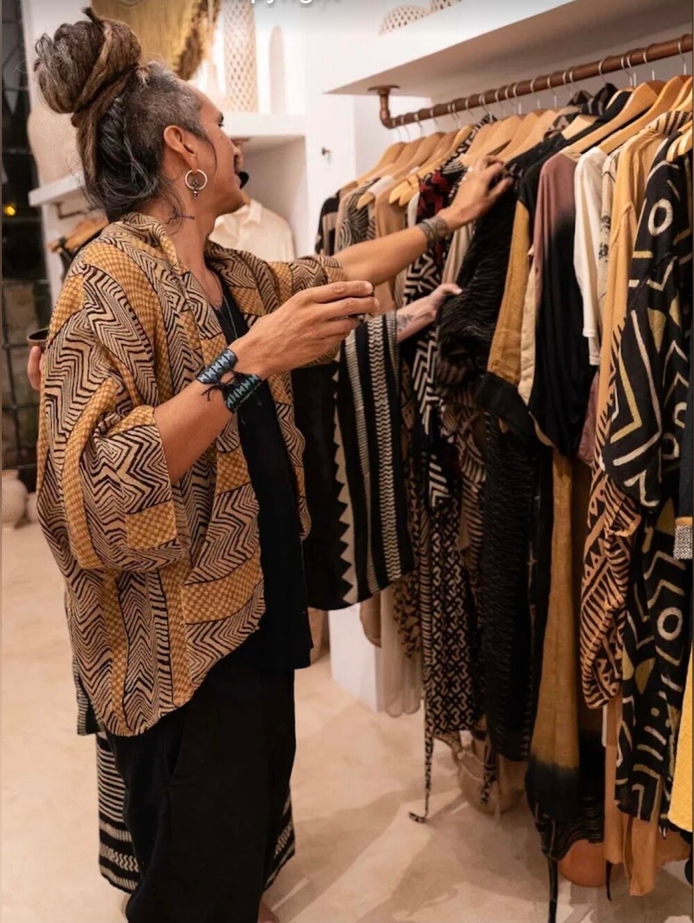 Duster Kimono Mini Dress wrap Boho Chic Goes from Tulum to BurningMan NEW Resort